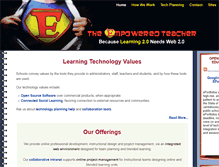 Tablet Screenshot of empowered-teacher.com